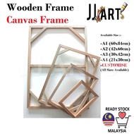 Wooden Frame / Canvas Frame / Photo Frame - Solid Wood - All sizes Available - DIY Frame Kayu - Cust