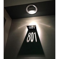 CUSTOM Acrylic 3mm sunken writing bent 2 with bracket to the wall overall size 29.7cm x 44.76cm