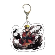 Naruto Anime Merchandise Uchiha Itachi Banbo Feng Shuimen Naruto Acrylic Keychain Pendant