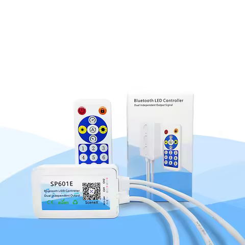 SP601E Dual Signal Output Pixel LED Controller for Addressable Strip WS2812B SK6812 UCS1903 TM1804