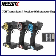 NEEBRC 2.4GHZ 7CH Transmitter Radio System Remote Control 7CH Receiver With Adapter Plug For Rc MN99