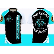 2025 new Tau Gamma Phi Triskelion Frat Shirt 57th Anniversary Full Sublimation 3D Print T-shirt Summ