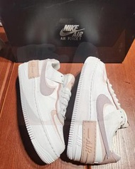 Nike Air Force 1 Shadow「Amethyst Ash」女款白粉紫馬卡龍