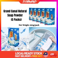 Diamond 5 Packs Grand Canal Soap Powder Clean Washing Clothes Detergent Powder Sabun Serbuk Membersi