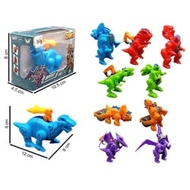 DIY Transformer Dinobot Toy DIY Transform Dino Robot/