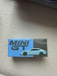 MINI GT 1:64 Porsche Taycan Turbo S 藍色