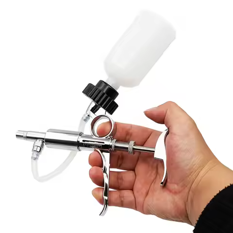 0.5-5Ml Continuous Syringe tools Metal Automatic Syring Injector for Livestock Animal Pig Chicken Va