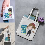 BV Teacher's Day Tote Bag Malaysian Teacher Custom Design Canvas Bag Linen Bag