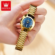 One Piece Dropshipping Olevs Brand New Tungsten Steel Gold Quartz Watch Niche Trend Waterproof Ladies Watch Women's Watch