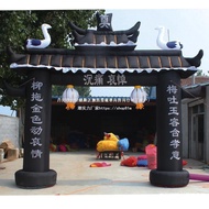 56m Arch Wedding Supplies White Funeral Mold Black Card Shop Rainbow Door Qiling Shed Blue Inflatabl