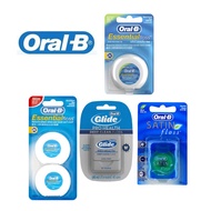 Oral B Essential Floss/ Satin Dental Floss/ Glide Pro Health Floss