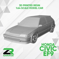 Kit Car 1/64 scale Honda Civic EF 9 Hotwheel Honda Civic EF 9/ Resin Car Kit