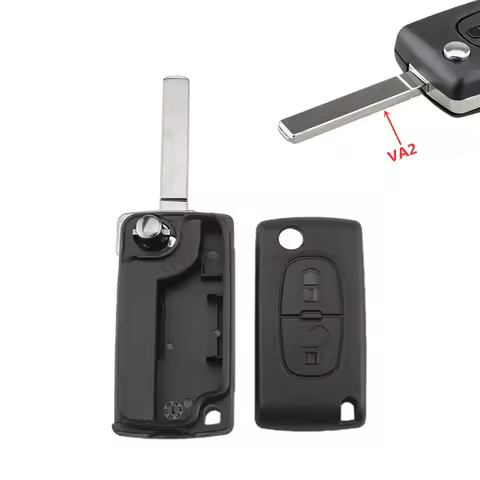 Hindley Folding Car Key 2BT for Peugeot 308 207 307 3008 5008 807 Expert Partner Citroen C3 Picasso 