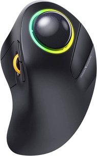 New JOMA Wireless Office Mouse with Trackball Three Modes Vertical Drawing CAD Mouse Bluetooth Silen