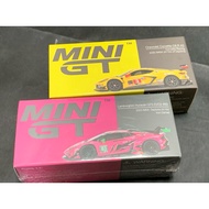 MINI GT IMSA lamborghini huracan gt3 evo2 #83 2023 IMSA Daytona 24 hrs iron dames chervolet corvette