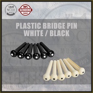 Acoustic Guitar Bridge Pin (ABS Material) Plastic Black, Plastic White - 1pc/1 piece (Guitar Accessories)