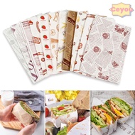 CEYOU Food Packaging Baking Sandwich Paper Wax Paper Baking Tools Newspaper Style Non-stick Cake Dec