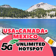Joytel【 USA + Canada + Mexico SIM Card 】3 Days - 15 Days Unlimited Hotspot Travel Prepaid Sim Card S