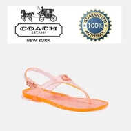 Coach Natalee Jelly Sandal (Tangerine) US Size 7B Style #: C3067 New In Box [Mint by MelM]