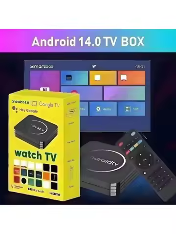 Q3 Android 14 TV Box 8K Set Top Box Allwinner H3 HD 4K 2.4G Wifi 4GB 64GB Smart Streaming Media Play