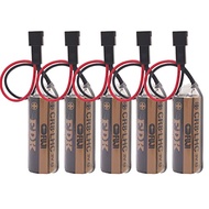 BATTEMALL 5-Pack 3V 3000mAh CR8 LHC Lithium Battery Replace for Fuji FDK CR8.LHC 17430, Toto CR8-LHC