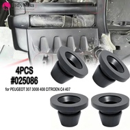 Ladysasa 4Pcs Car Engine Cover Buffer Mount Rubber Pad #025086 for PEUGEOT 307 3008 408 Vibration Da