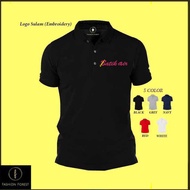 Microfiber Quick dry Jersi Jersey Polo T Shirt Logo Sulam Embroidery BATIK AIR Malindo Air Dry Fit N