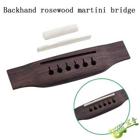 Backhand Guitar Left handed guitar Bridge Replacement Parts Acoustic Guitar Accessories Indian Rosew