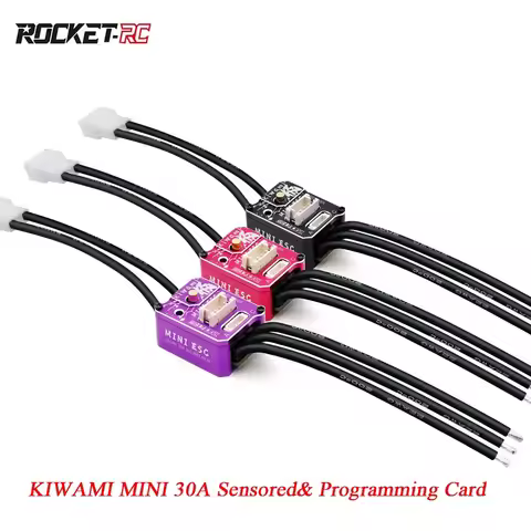 ROCKET-RC KIWAMI 30A ESC Mini1525 3500/4500/5500/6800KV Motor Sensored Brushless Combo for 1/28 1/27