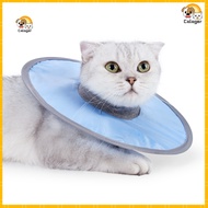 [Tendediy]  Comfortable Cat Recovery Collar Cat Cone Collar Waterproof Adjustable Soft Cat Cone Coll