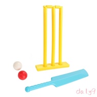 DLAY Parent Child Cricket Game with Stumps and 2 Balls Children Cricket Set Interactive Board Game C