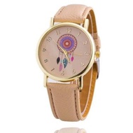 ▼ ™ ✿ ♞Uniheart Geneva leather Wrist Watch Dream catcher Watch