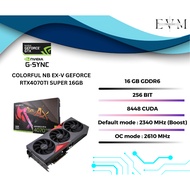 COLORFUL NB EX-V GEFORCE RTX4070TI SUPER 16GB GDDR6X BLACK