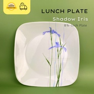 Corelle Square Lunch Plate Shadow Iris