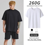 BABULIN 260GSM Heavy Oversized T-Shirt For Men & Women 100% Cotton Unisex T-shirt