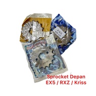 Front Sprocket Spocket Depan 428 420 415 Honda Yamaha Modenas EX5 RXZ LC135 Y15 Kriss