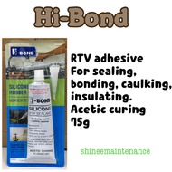 [2pc bundle!] Hi-Bond RTV Acetic Cure Silicon Sealant for sealing, caulking, bonding, insulating, we