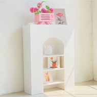 Prima Shabby Craft Meja Rak Perapian Faux Fireplace Aesthetic Minimalis Dekorasi Ruangan Rumah