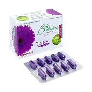 BẢO XUÂN TÍM CHO TUỔI TRÊN 50 HỘP 30 VIÊN HỖ TRỢ ĐẸP DA CẢI THIỆN NỘI TIẾT TỐ NỮ