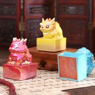 [Random 1 Small Box] Emperor Seal Trendy Play Mystery Box New Year Gift Home Desktop Desk Decoration Boy Birthday Gift