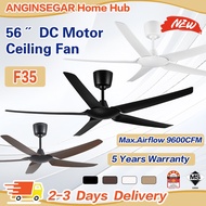 ⚡2025 NEW⚡WELLSPEED F35 DC Silent Ceiling Fan Remote Control Reversible Rotation 5 Year Warranty