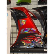 135 lc coverset stripe chrome lc 135 carbon red