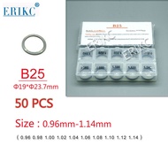 ERIKC BOSCH 50 pieces B25 Injector adjusting Shim Size 0.96--1.14mm for 0445110#