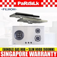 (Bundle) Fujioh FH-GS 5030 SVSS Gas Hob + FR MS 1990 R Super Slim Cooker Hood (900mm)