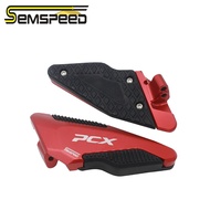 ที่วางเท้าด้านหลังมอเตอร์ไซค์ CNCที่พักเท้าสำหรับผู้โดยสารหมุดพักเท้าสำหรับ Honda PCX 160 125 PCX160