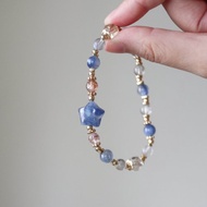 【星夢】藍晶石、金太陽、銀髮晶、超七金草莓、月光石、拉長石