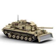 Domestic Tank Building Blocks M60A1 Patton Tank Model Assembly Educational Toy Set Suitable for Teen