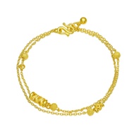 CHOW TAI FOOK 999.9 Pure Gold Chain Bracelet - F148533