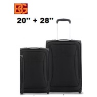 [John Lewis] 2IN1 Set 20"+28" Inch Expandable +25% Capacity Super Light Nylon Soft Case Luggage Trav