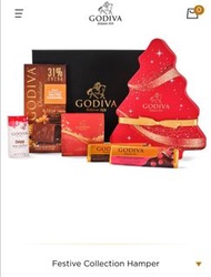 Godiva chocolate 朱古力 聖誕節 禮盒裝